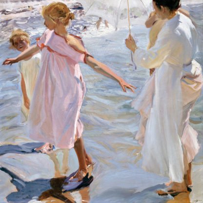 JOAQUÍN SOROLLA Y BASTIDA - Time for a Bathe, Valencia