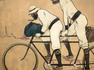 RAMON CASAS - Ramon Casas and Pere Romeu on a Tandem