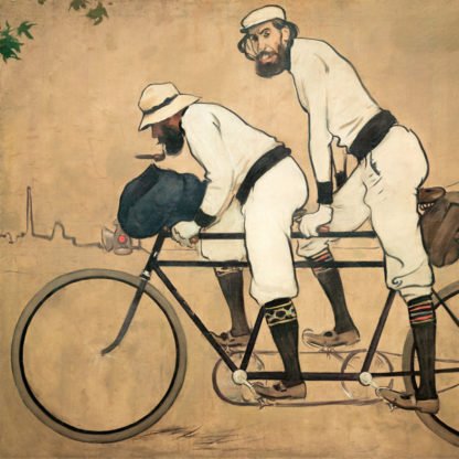 RAMON CASAS - Ramon Casas and Pere Romeu on a Tandem