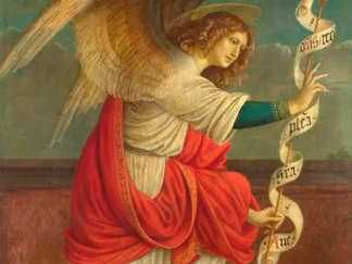 GAUDENZIO FERRARI - The Annunciation, The Angel Gabriel