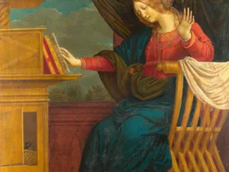 GAUDENZIO FERRARI - The Annunciation, The Virgin Mary