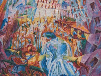 UMBERTO BOCCIONI - La strada entra nella Casa, 1911
