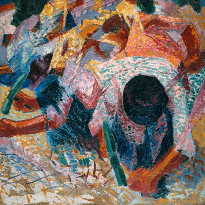 UMBERTO BOCCIONI - I Lastricatori di Strade, 1914