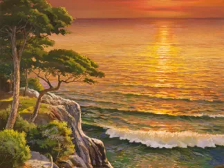 ADRIANO GALASSO - Tramonto sul Mediterraneo
