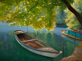 ADRIANO GALASSO - Barca sul Fiume