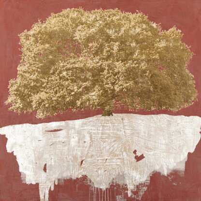 ALESSIO APRILE - Golden Tree on Red