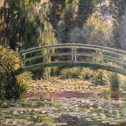 CLAUDE MONET - The Japanese Footbridge, Giverny