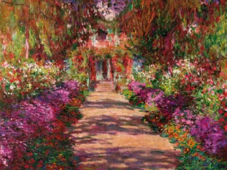 CLAUDE MONET - Monet's Garden, Giverny