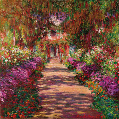 CLAUDE MONET - Monet's Garden, Giverny