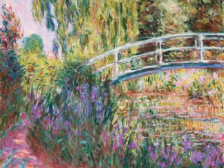 CLAUDE MONET - The Japanese Bridge Pond with Water Lilies