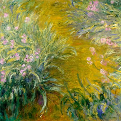 CLAUDE MONET - The Path Through the Irises