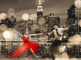 DIANNE LOUMER - Dancin' in the Moonlight (BW, detail)