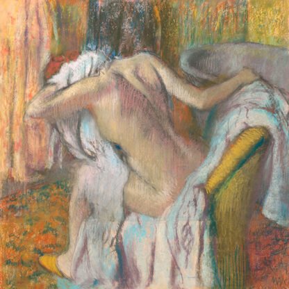 EDGAR DEGAS - After the Bath, Woman Drying Herself