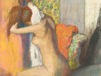 EDGAR DEGAS - Après le Bain, Femme S'essuyant la Nuque