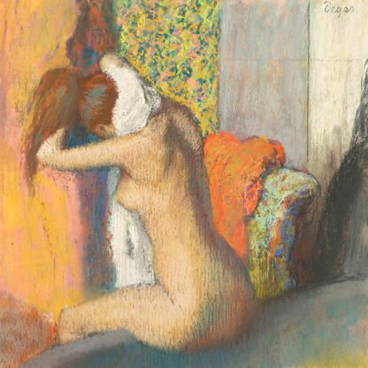 EDGAR DEGAS - Après le Bain, Femme S'essuyant la Nuque