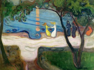EDVARD MUNCH - Dance on the Beach
