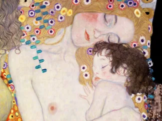 GUSTAV KLIMT - Tre Età della Donna, Detail