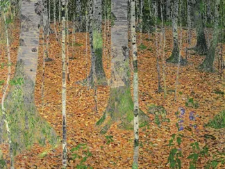 GUSTAV KLIMT - The Birch Wood