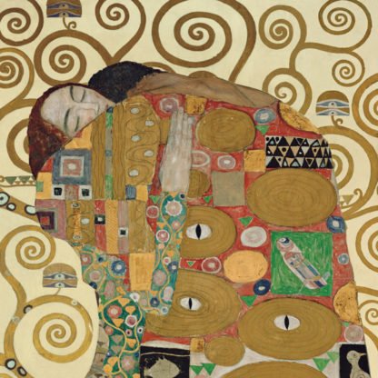 GUSTAV KLIMT - The Embrace, Detail