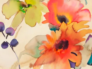 KELLY PARR - Floral Fireworks I