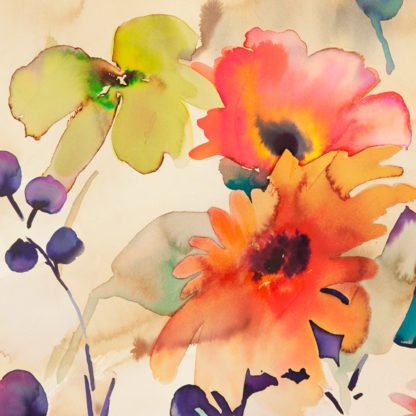 KELLY PARR - Floral Fireworks I
