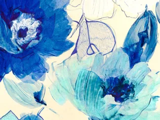 KELLY PARR - Toile Fleurs II