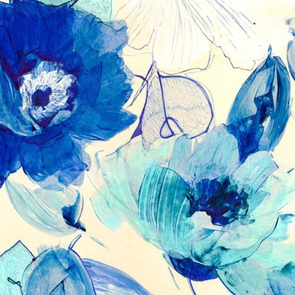 KELLY PARR - Toile Fleurs II