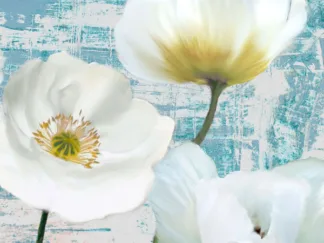 LEONARDO SANNA - Washed Poppies (Aqua) II