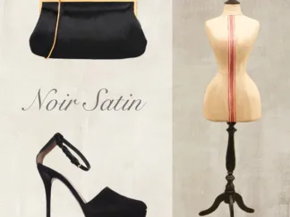 MICHELLE CLAIR - Noir Satin
