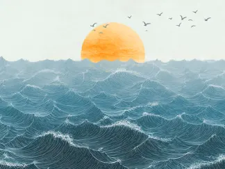 SAYAKA MIKO - Misty Sea (detail)