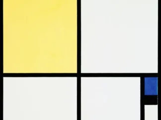 PIET MONDRIAN - Composition Blue Yellow