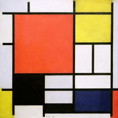 PIET MONDRIAN - Composition with Lines and Colors