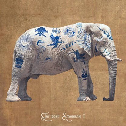 STEVEN HILL - Tattooed Savannah I