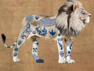 STEVEN HILL - Tattooed Savannah II