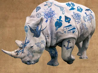 STEVEN HILL - Tattooed Savannah III