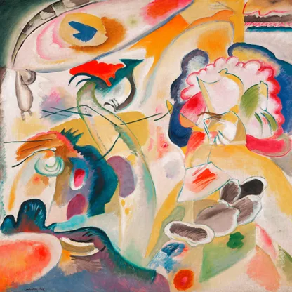 WASSILY KANDINSKY - Improvisation No. 29 (The Swan)