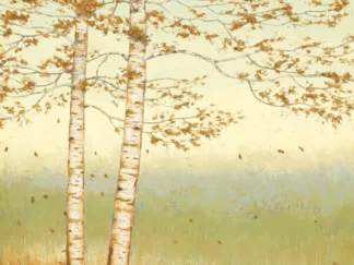JAMES WIENS - Golden Birch I with Blue Sky