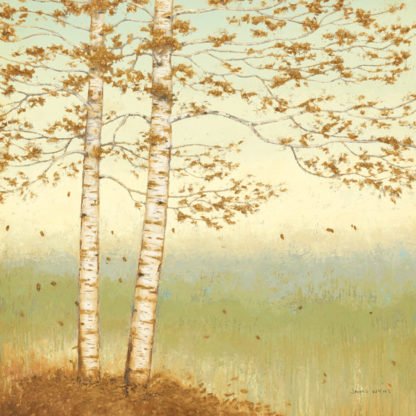 JAMES WIENS - Golden Birch I with Blue Sky