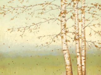 JAMES WEINS - Golden Birch II with Blue Sky