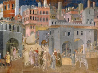 AMBROGIO LORENZETTI - Effetti del Buon Governo in Città