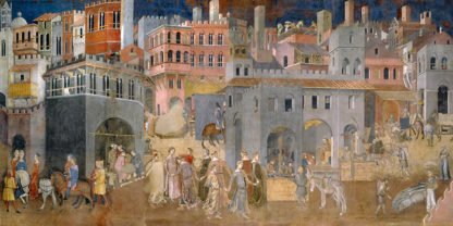 AMBROGIO LORENZETTI - Effetti del Buon Governo in Città