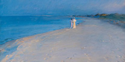 PEDER SEVERIN KROYER - Summer Evening at the South Beach, Skagen