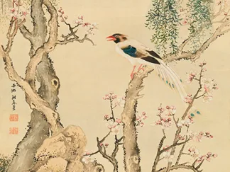 ANONYMOUS - Birds on Flowered Branches