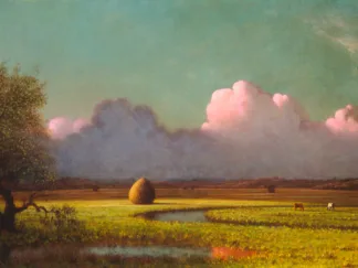 MARTIN JOHNSON HEADE - Sunlight and Shadow: The Newbury Marshes