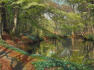 PEDER MØRK MØNSTED - A Spring Day in the Forest