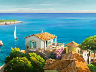 ADRIANO GALASSO - Villa sul Mediterraneo