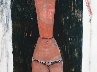 AMEDEO MODIGLIANI -  Caryatid Rouge
