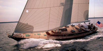 NEIL RABINOVITZ - Sailboat Leaning to the Side