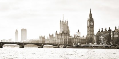 ANONYMOUS - View of the Houses of Parliament and Westminster Bridge, London (detail)