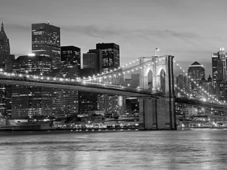ANONYMOUS - Brooklyn Bridge at Night